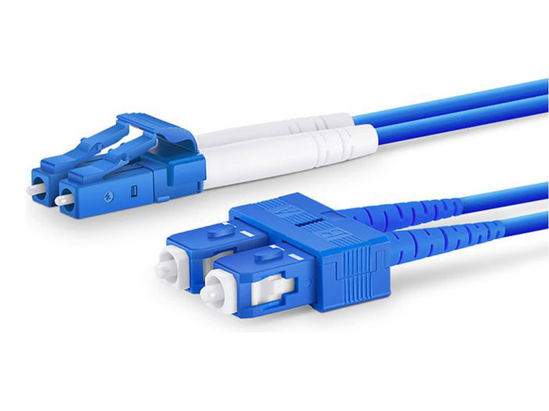 LC-SC DX OM4 Armored Patch Cord