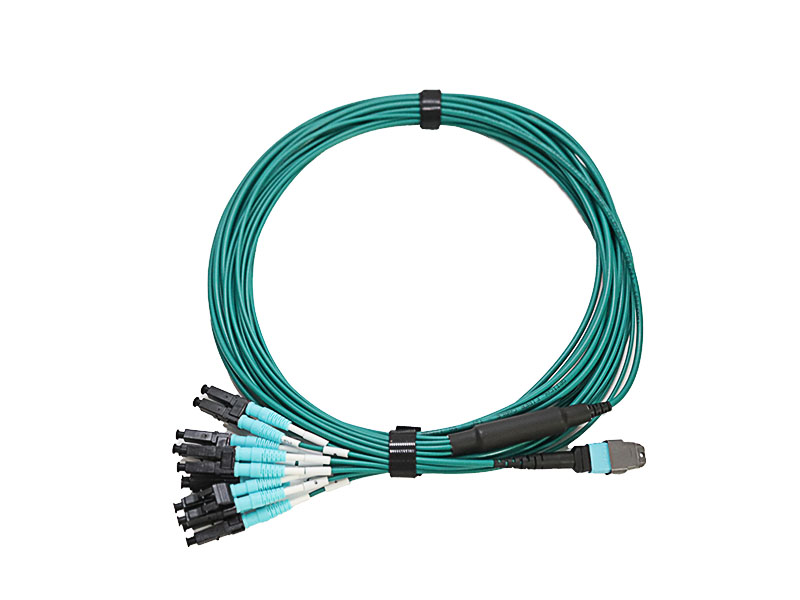 MTP/MPO 12 Core to 6x LC DX Trunk Jumper